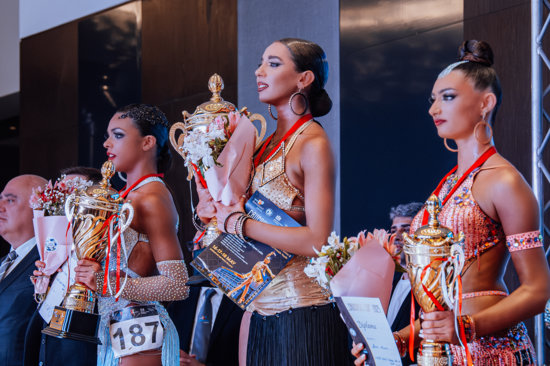 Maddalena Cadorin World Champion Solo Latin Youth Tbilisi 2025 Podium