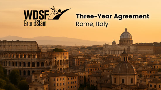 announcement 3 year agreeement with FIDESM for GRANDSLAM ROME