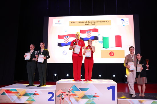 Modern &amp; Contemporary Dance &ndash; Duo Adult podium